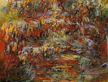  blumen - Die japanische Brücke VI Claude Monet impressionistische Blumen